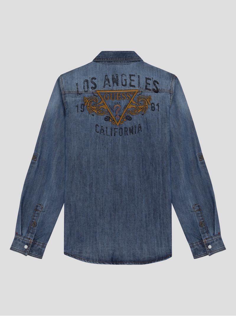 camisa-guess-kids-denim-para-niño