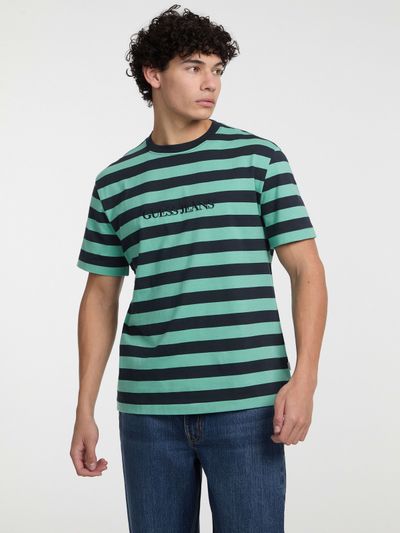 Playera Guess Striped - Guess Jeans