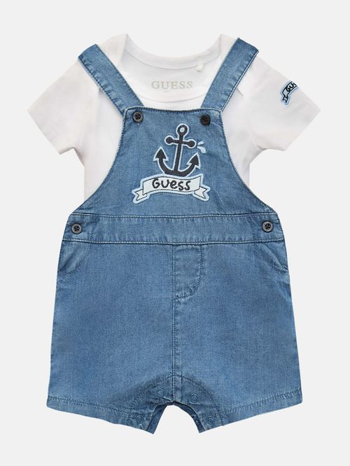 Conjunto Guess Kids Chambray Para Bebé