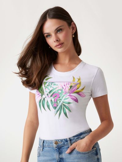Playera Guess Leaf Triangle