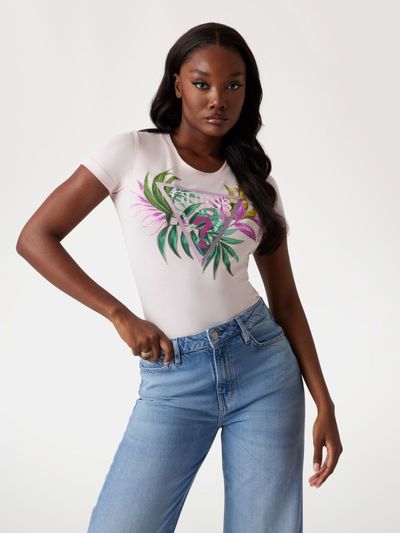 Playera Guess Leaf Triangle