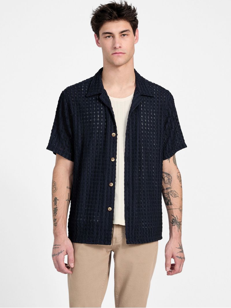 camisa-guess-jacquard