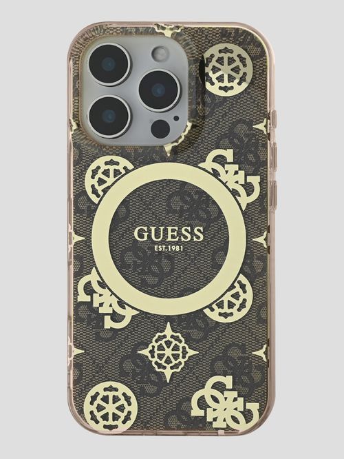 Funda Para Celular Iphone 16 Pro Max Guess Magsafe Peony