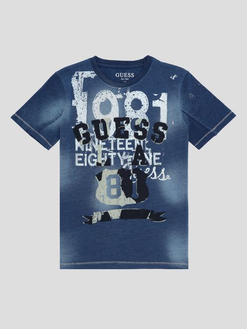 Playera Guess Kids Indigo Para Niño