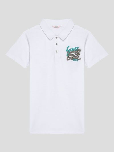 Playera Tipo Polo Guess Kids Para Niño