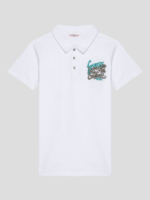 Playera Tipo Polo Guess Kids Para Niño