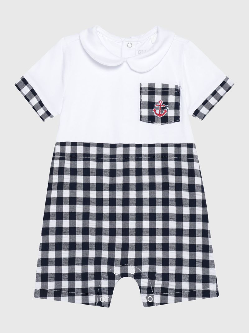 Mameluco-Guess-Kids-Seersucker-Para-Bebe