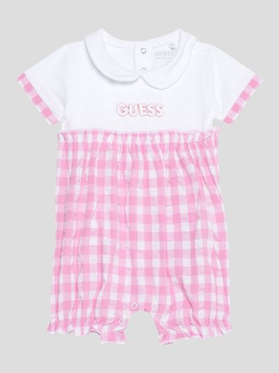 Mameluco Guess Kids Seersucker Para Bebé