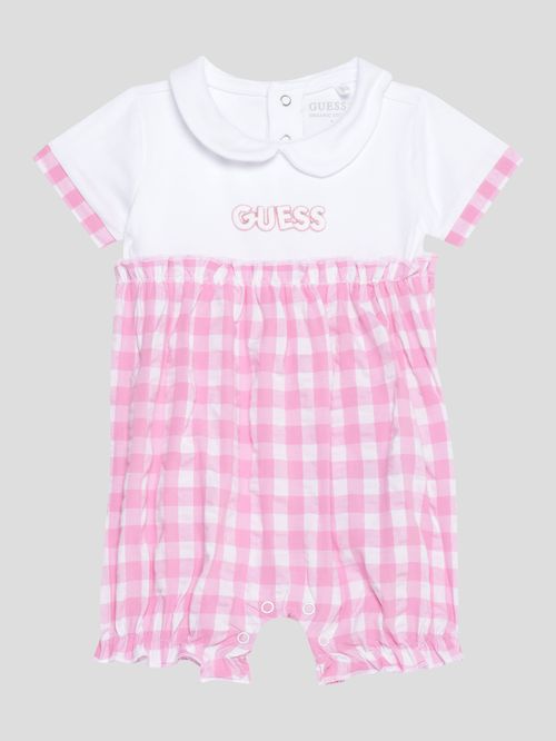 Mameluco Guess Kids Seersucker Para Bebé
