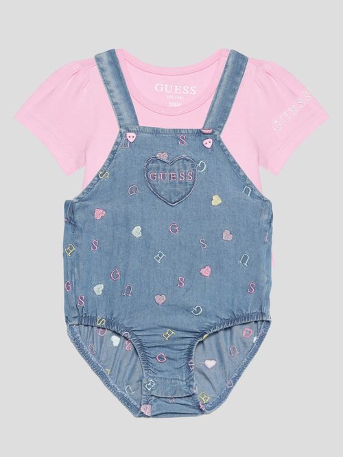 Conjunto Guess Kids Chambray Para Bebé