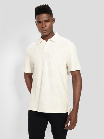 Playera Tipo Polo Guess Loose