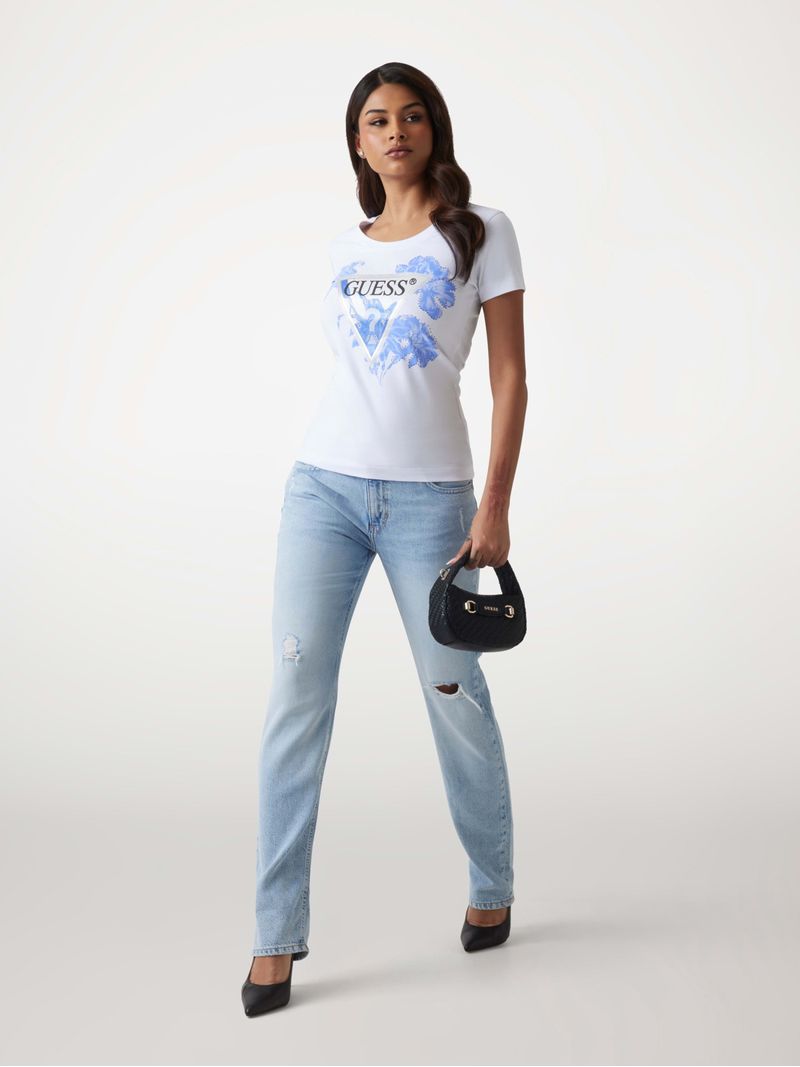 Playera-Guess-Flower-Tee