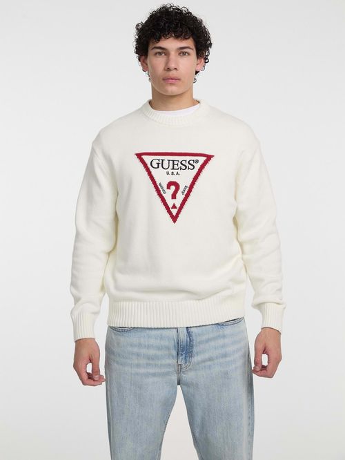 Suéter Guess Big Triangle - Guess Jeans
