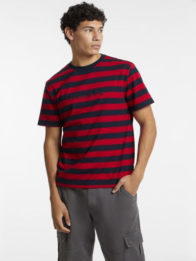 Playera Guess Striped - Guess Jeans