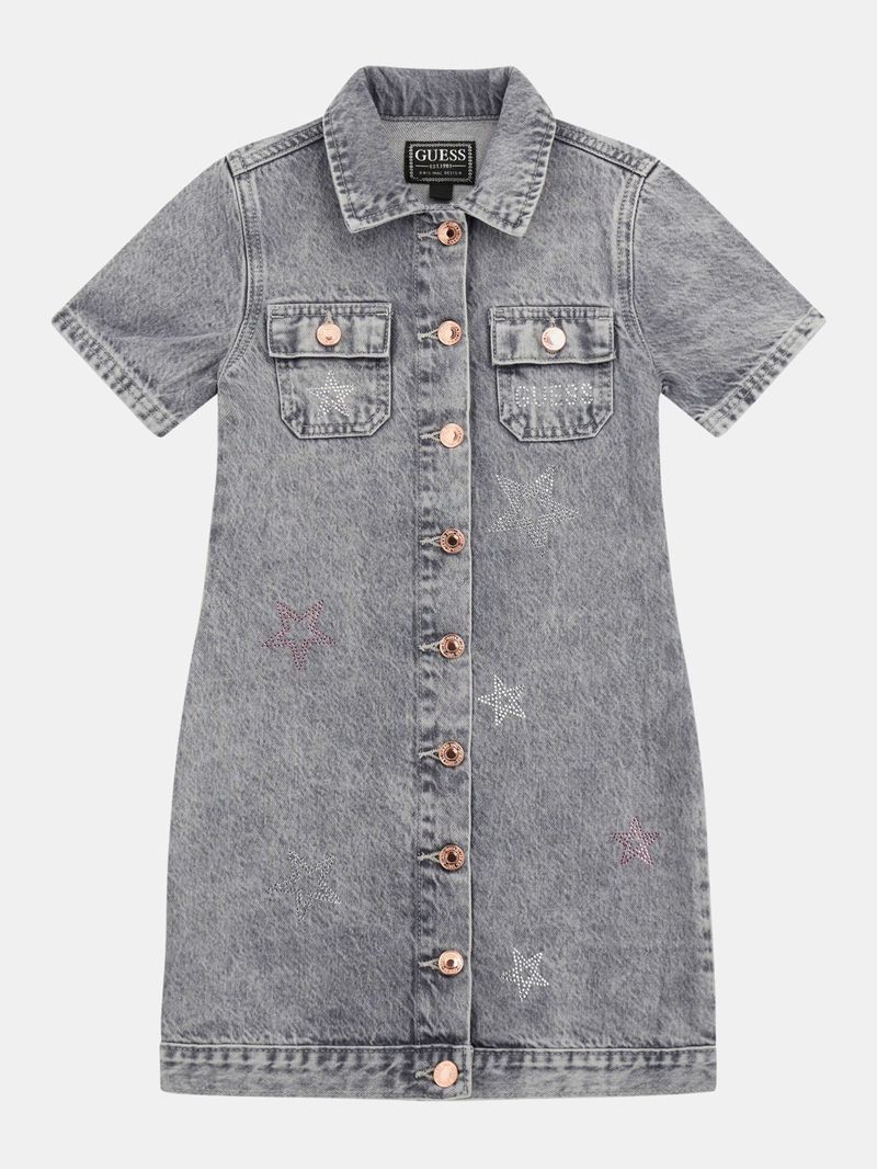 Vestido-Guess-Kids-Star-Para-Niña