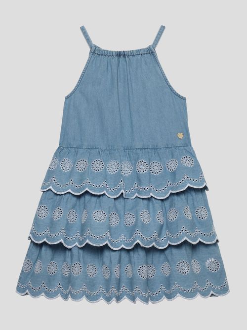 Vestido Guess Kids Denim Para Niña