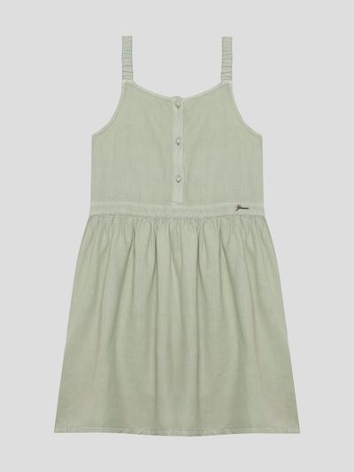 Vestido Guess Kids Linen Para Niña