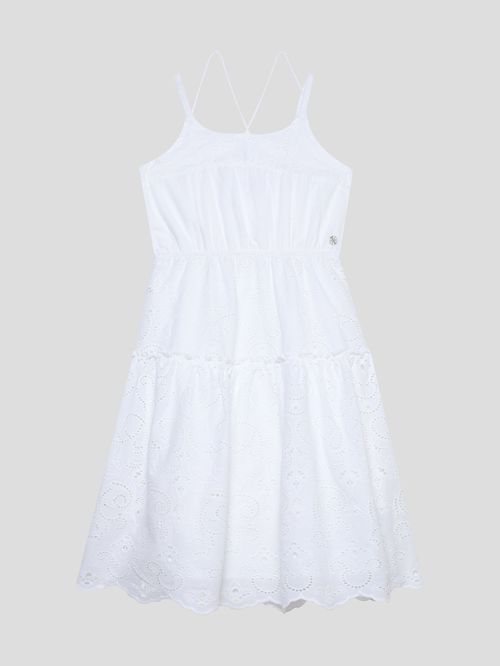 Vestido Guess Kids Sangallo Para Niña