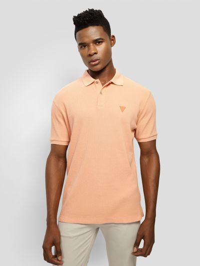 Playera Tipo Polo Guess Treated