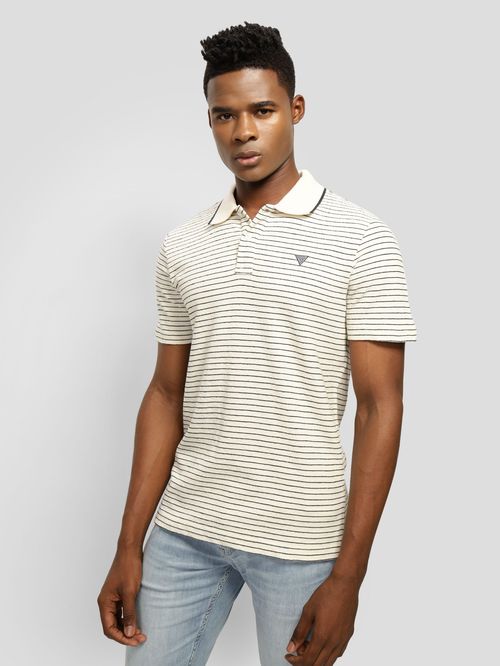 Playera Tipo Polo Guess Stripes