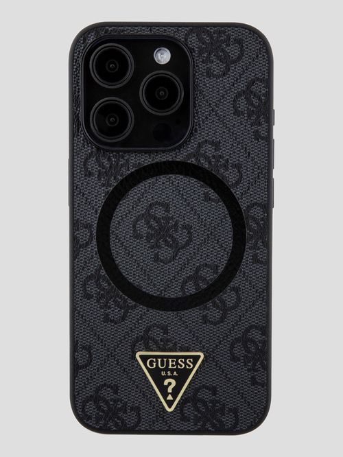 Funda Para Celular Iphone 15 Pro Guess Triangle Metal