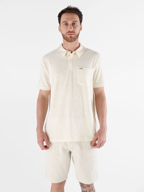 Playera Tipo Polo Guess Abstract