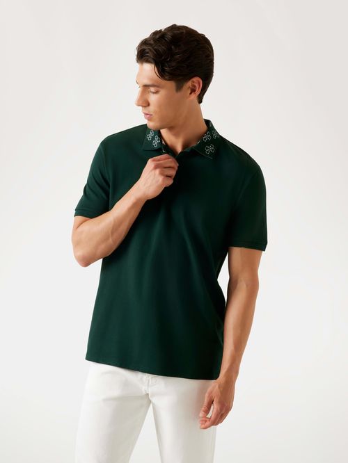 Playera Tipo Polo Guess Collar
