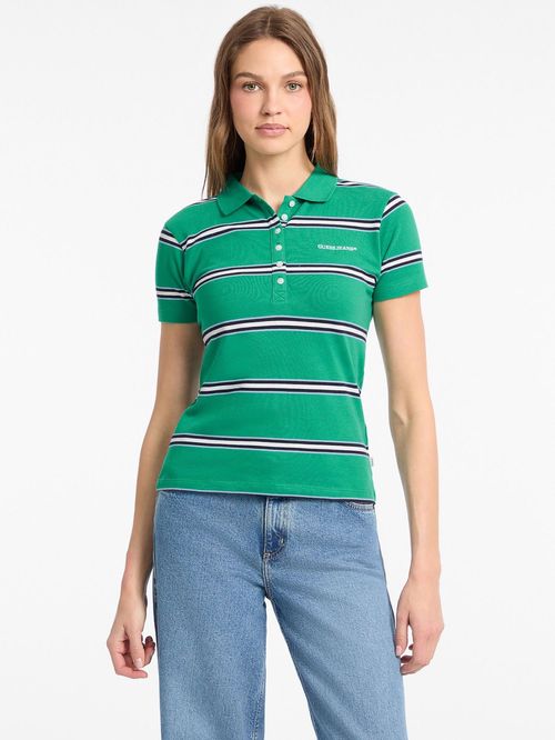 Playera Tipo Polo Guess Stripe