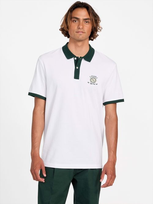 Playera Tipo Polo Guess Emblem