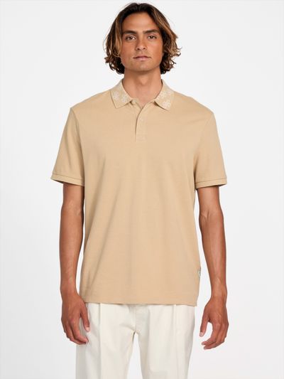 Playera Tipo Polo Guess Jacquard