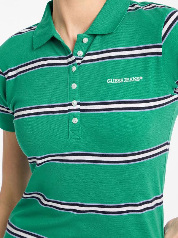 Playera Tipo Polo Guess Stripe Polos Guess México
