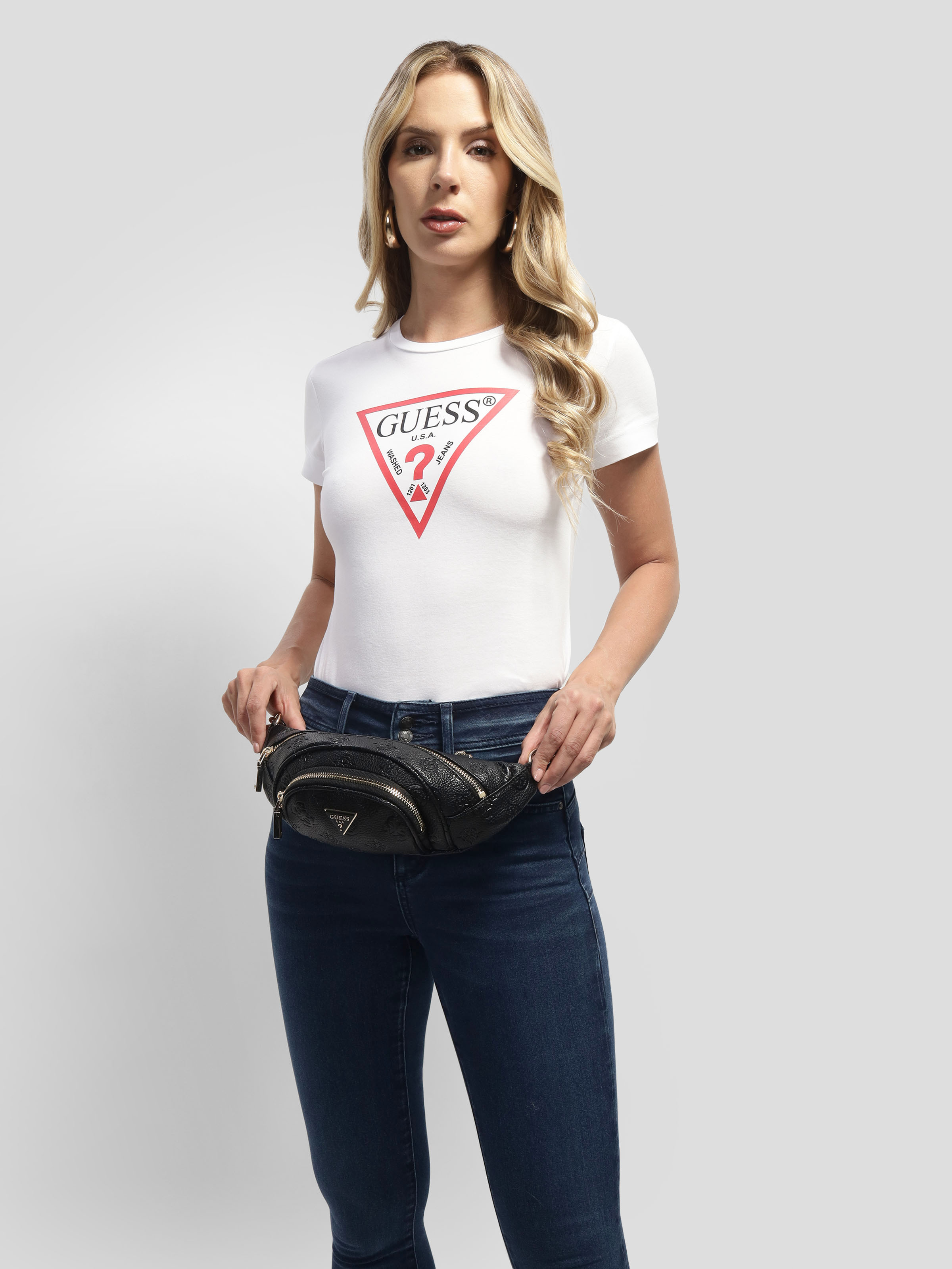 Guess Negra Precio Cangurera Guess Bolsa Cangurera Cangureras