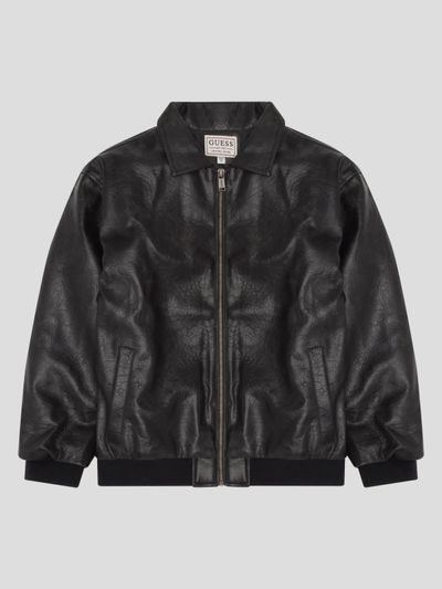 Chamarra Guess Kids Leather Para Niño