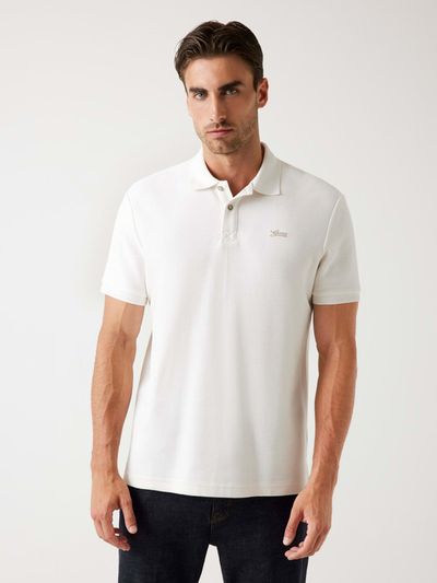 Playera Tipo Polo Guess Logo