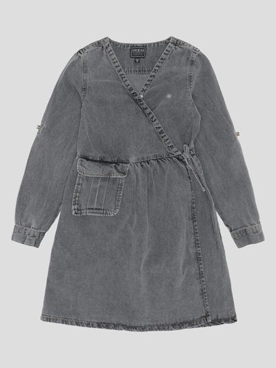 Vestido Guess Kids Denim Para Niña