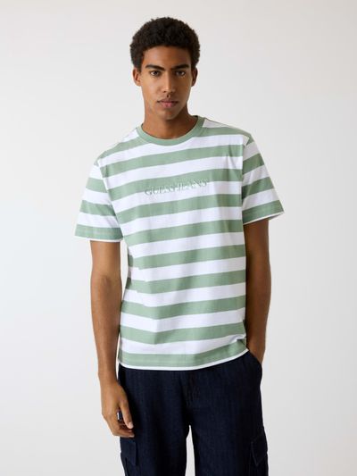 Playera Guess Striped - Guess Jeans