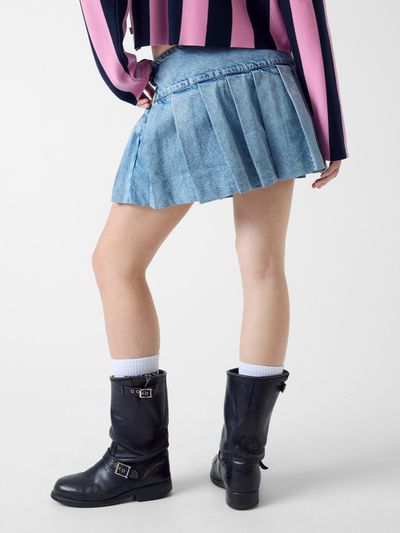 Falda Guess Tableada - Guess Jeans