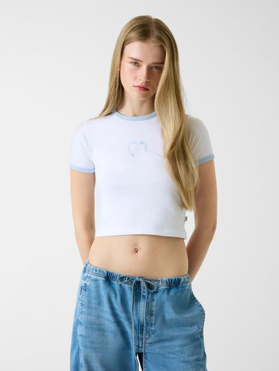 Playera Guess Baby Ringer - Guess Jeans