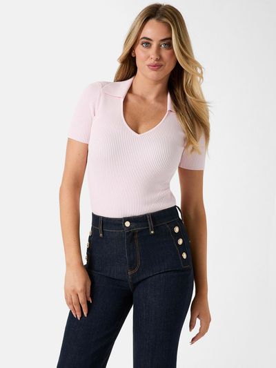 Playera Tipo Polo Guess Stella