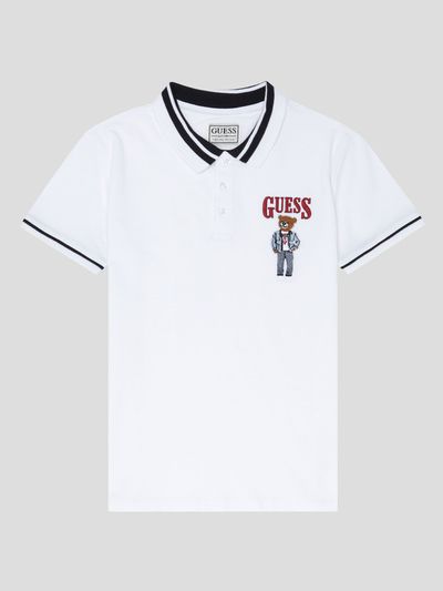 Playera Tipo Polo Guess Kids Para Niño